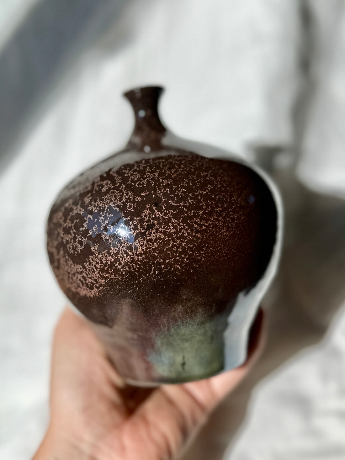 Raku imperial blue no. 4