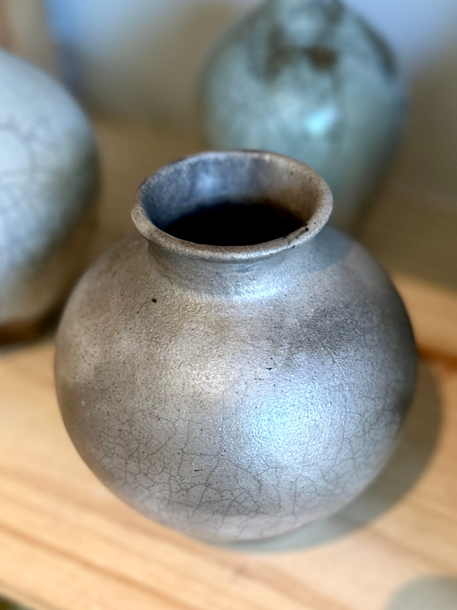 Raku shogun vase no. 6