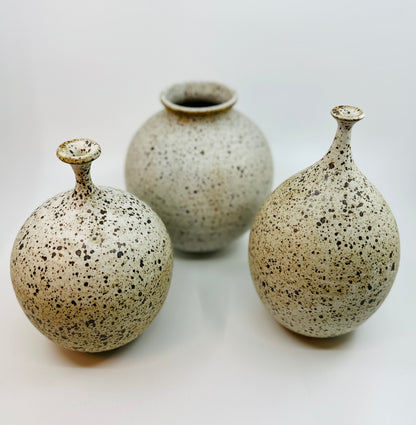 White speckled vase no. 36