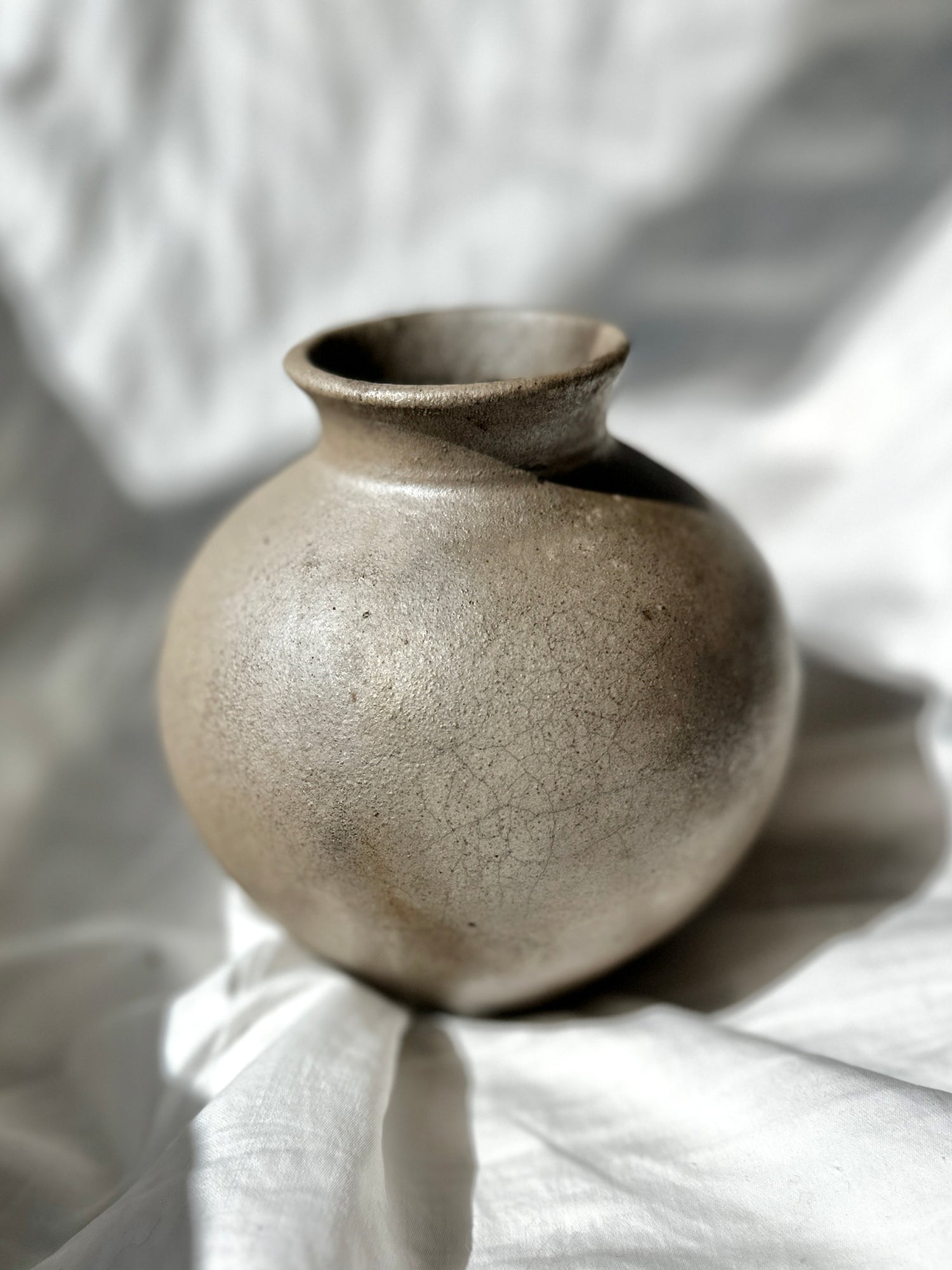 Raku shogun vase no. 6