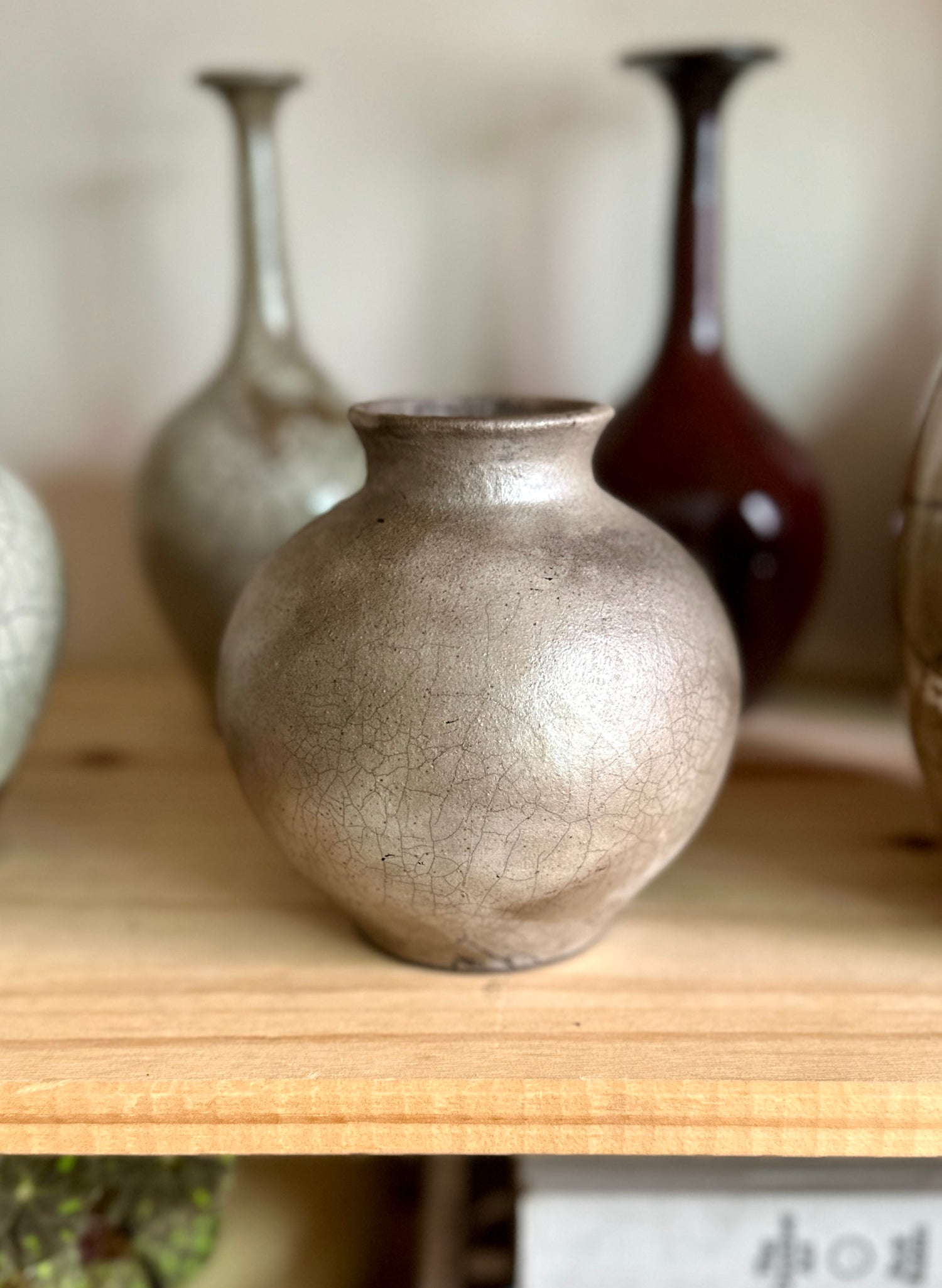 Raku shogun vase no. 6