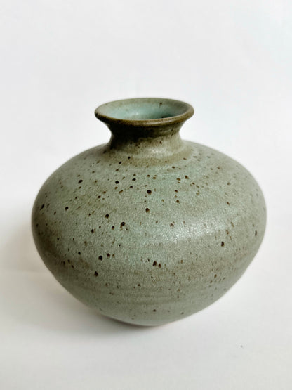 Blue speckled vase no. 14