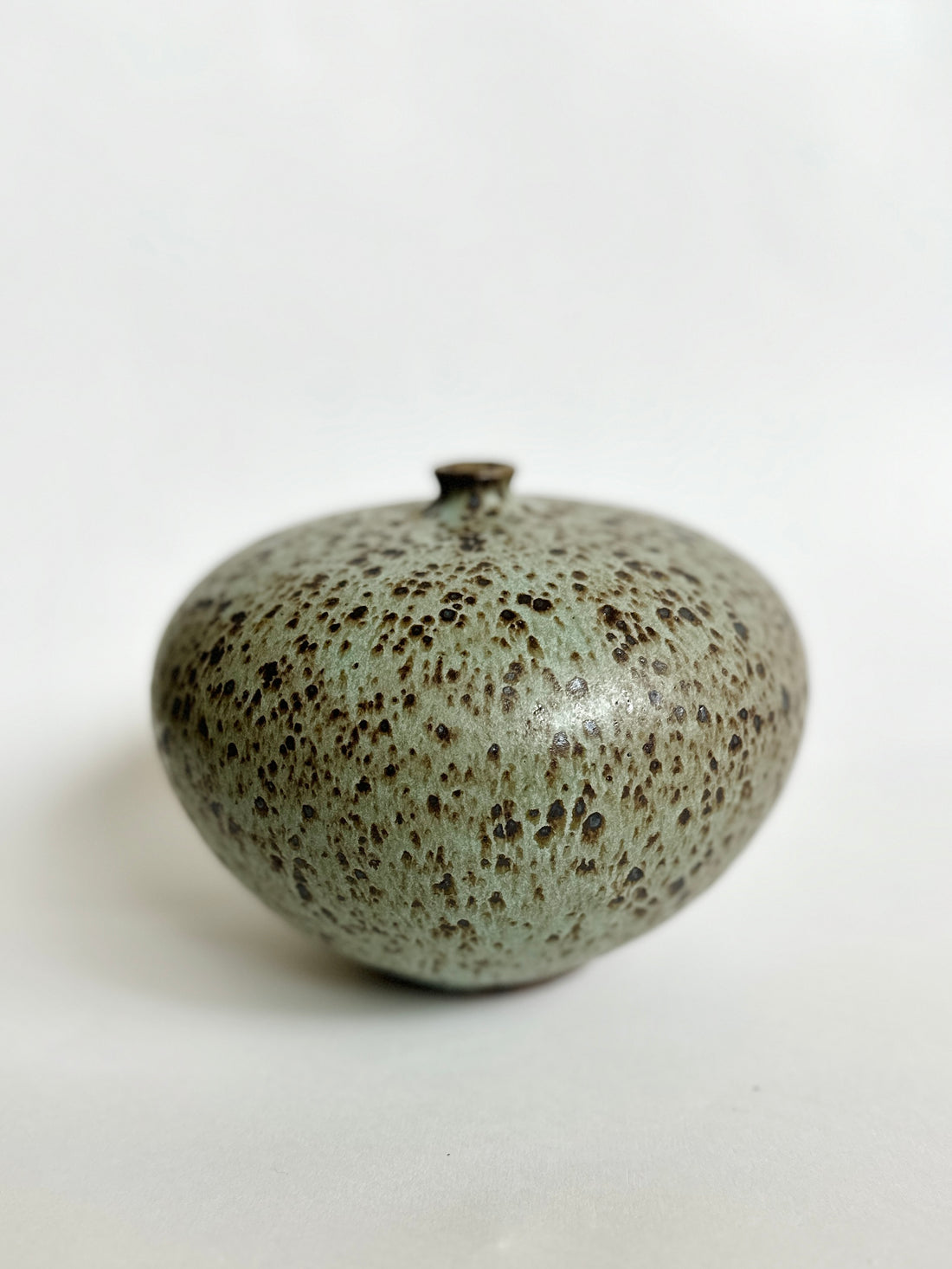 Blue speckled vessel no. 13