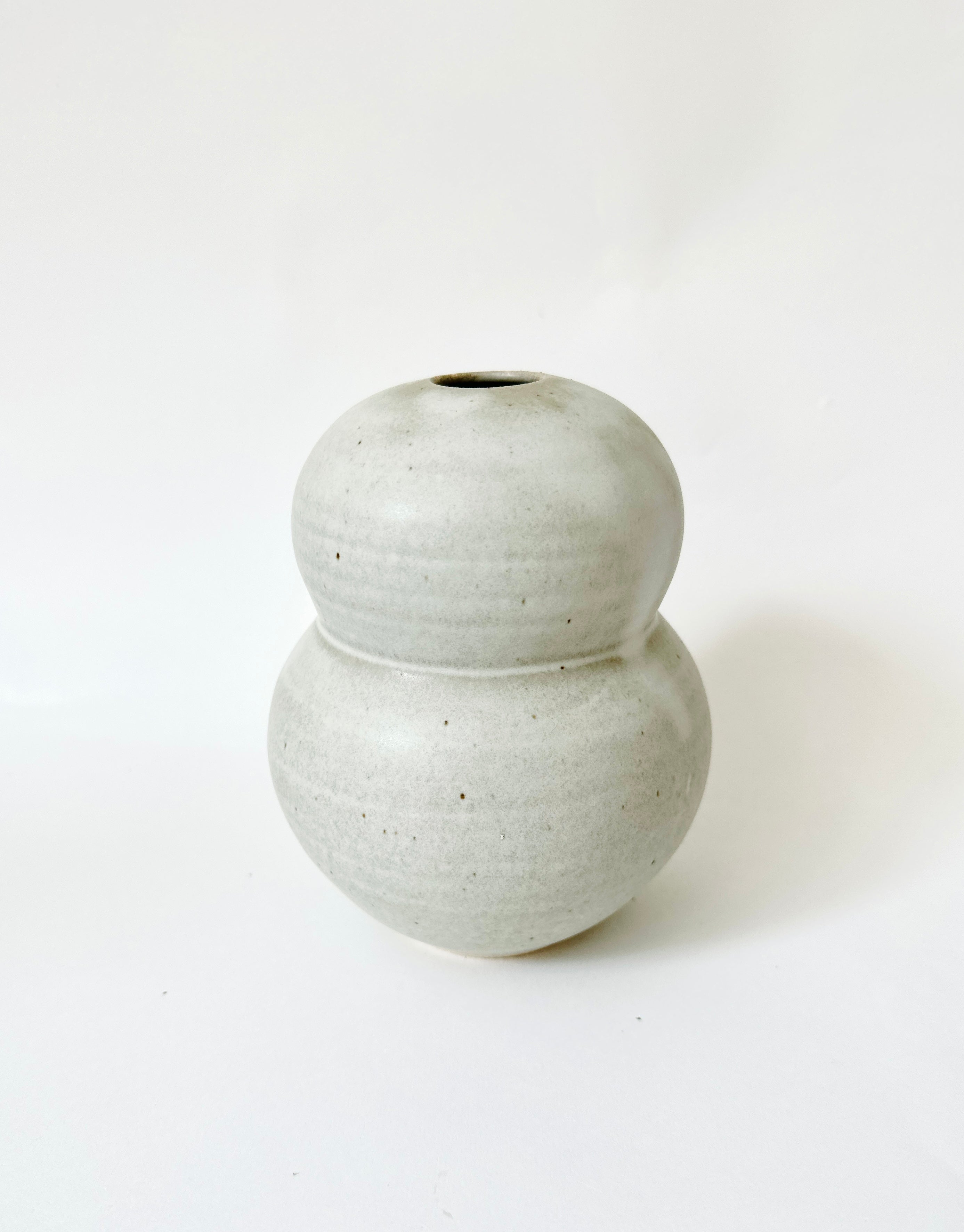 Matte white bubble vase
