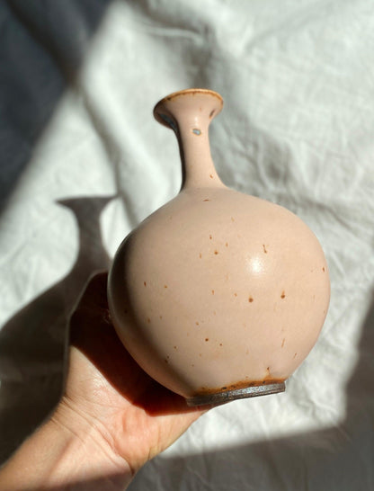 Pink/peach bottle neck vase No. 6 - Dana Chieco Studio