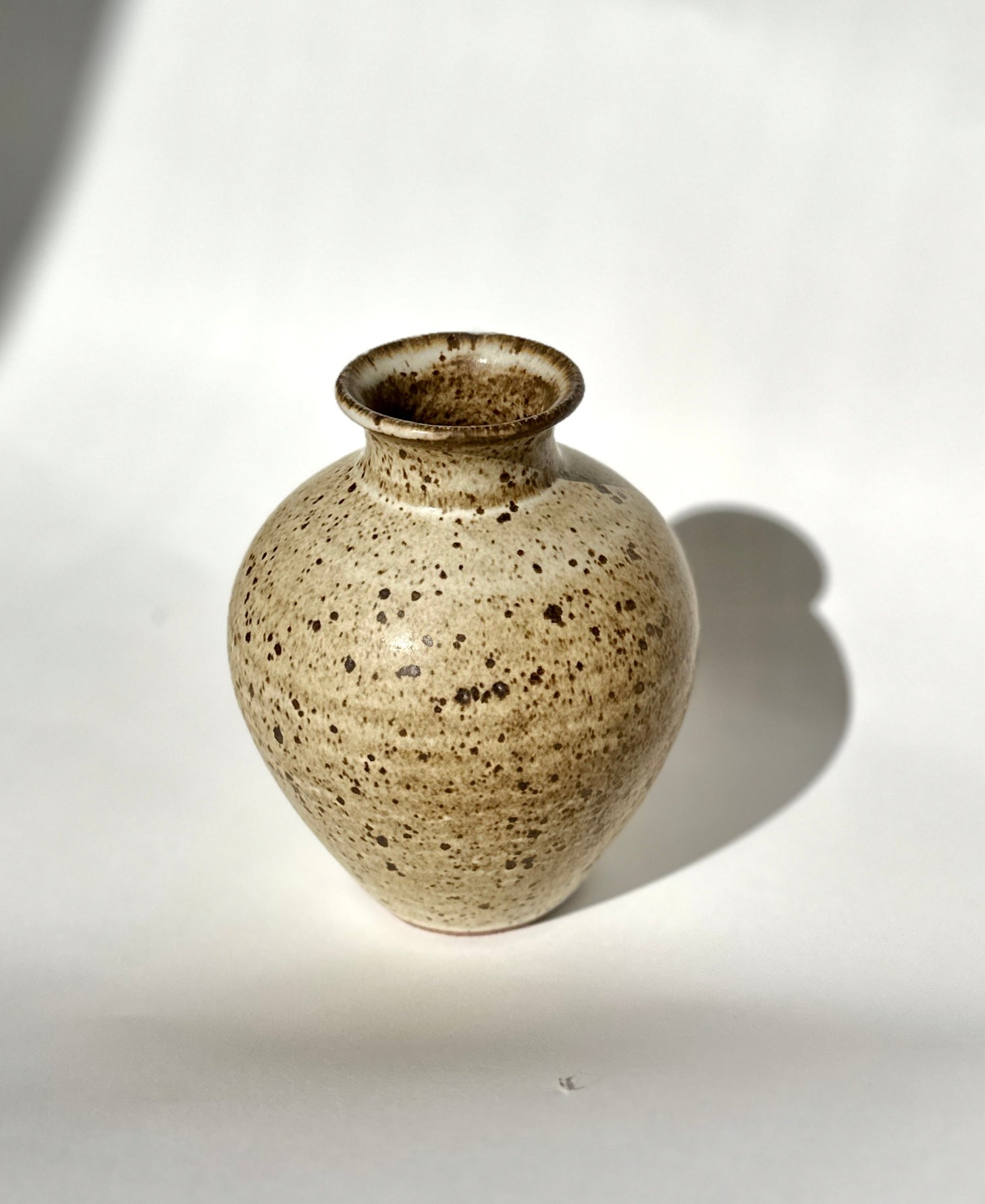 White speckled vase no. 6